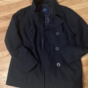 MD size Navy Blue Peacoat from OldNavy. Still in good condition.